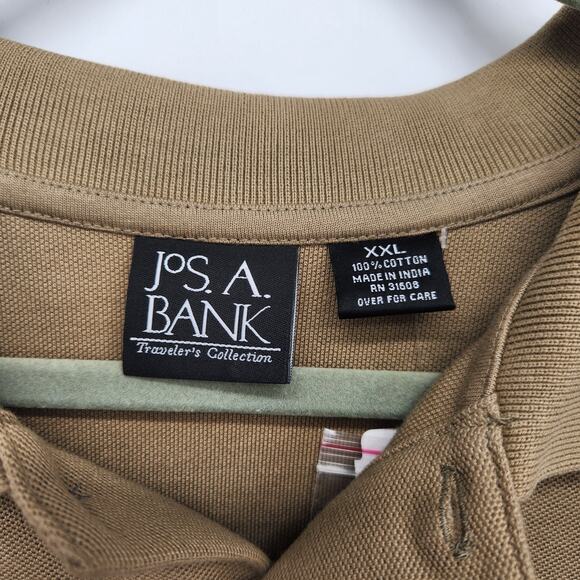 NWT Jos. A. Banks Dark Olive Big & Tall Knit Polo Men's XXL - Picture 4 of 8